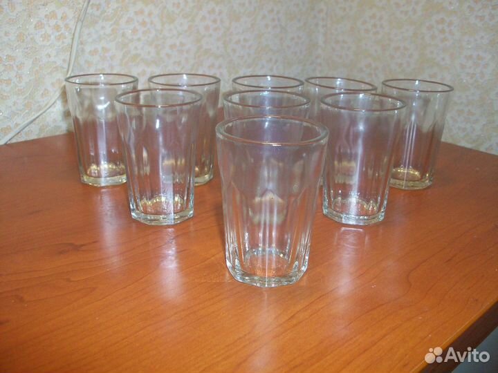 Стаканы, стопки граненые СССР