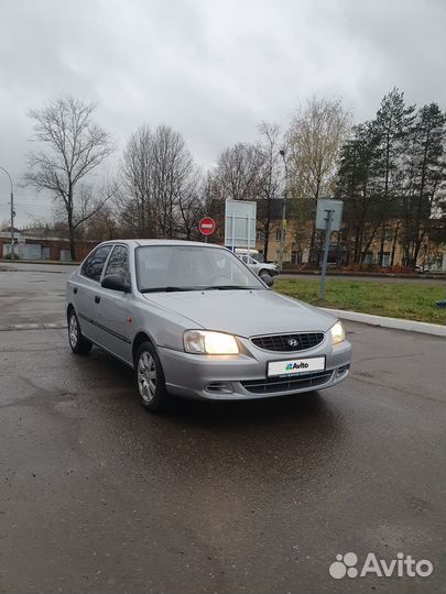 Hyundai Accent 1.5 МТ, 2003, 201 457 км