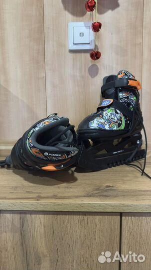 Коньки детские раздвижные