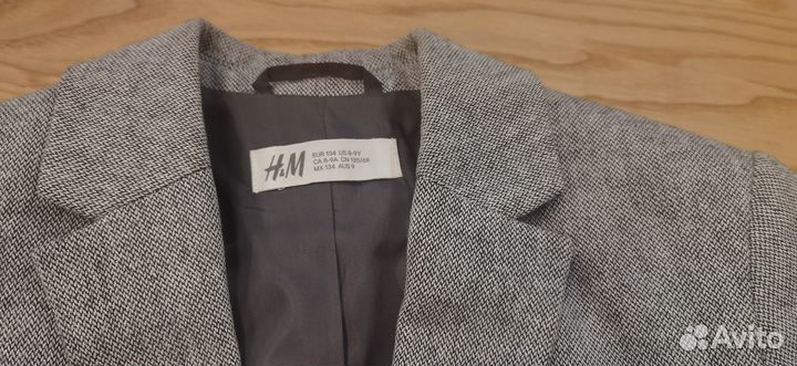 Пиджак H&M рост 134 8-9лет