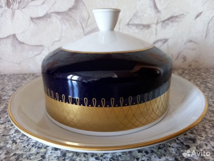 Маслёнка Weimar Кобальт Германия ГДР