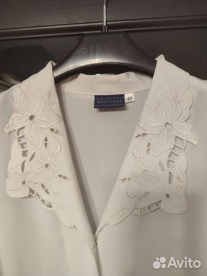 Блузка женская белая 48-54