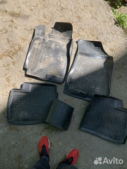 Резиновые коврики hyundai elantra HD