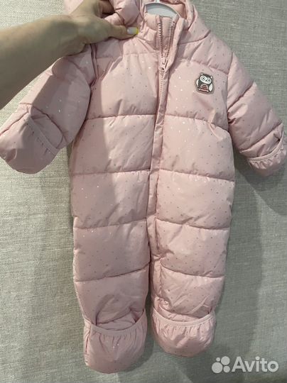 Комбинезон зима для девочки 74