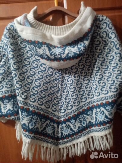 Кофта-Пончо для девочки 122