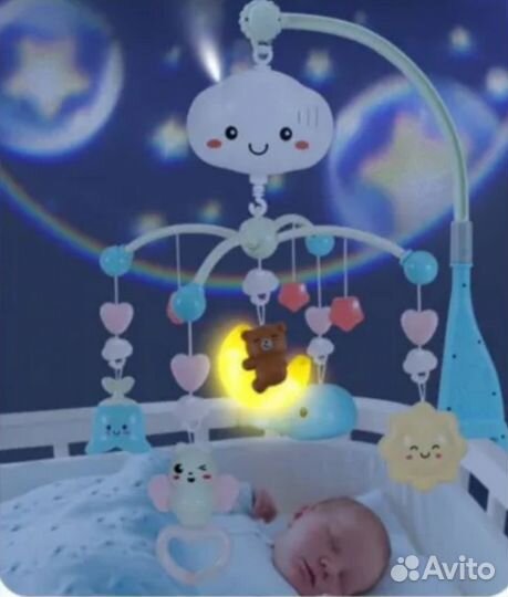 Музыкальный мобиль в кроватку