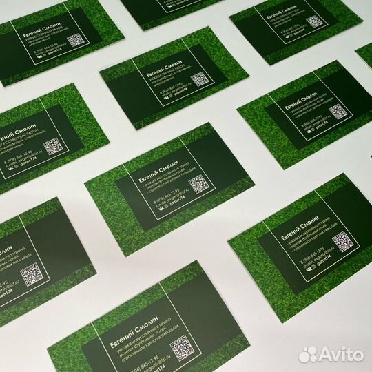 Полиграфия: Визитки, листовки, меню и не только