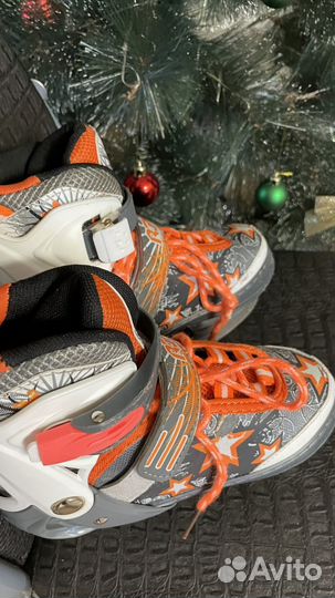 Коньки хоккейные детские раздвижные 31-34