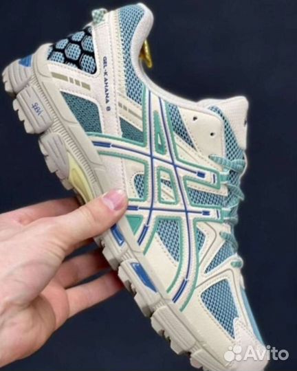 Кроссовки asics gel kahana 8 бежевый