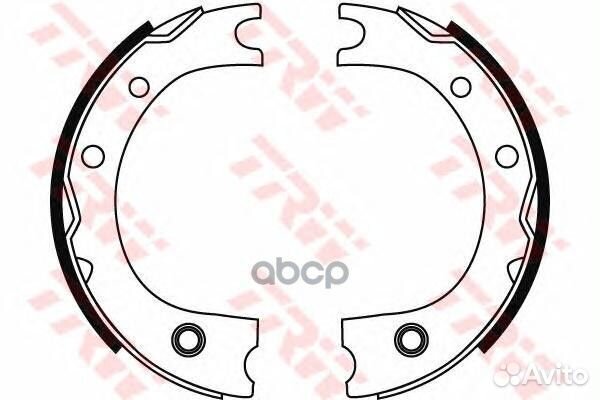 Колодки тормозные стояночного тормоза GS8716 TRW