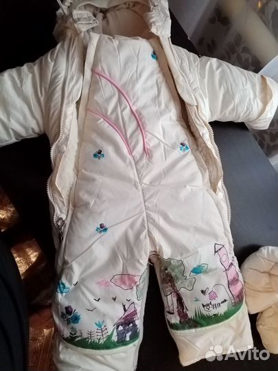 Зимний комбинезон для девочки