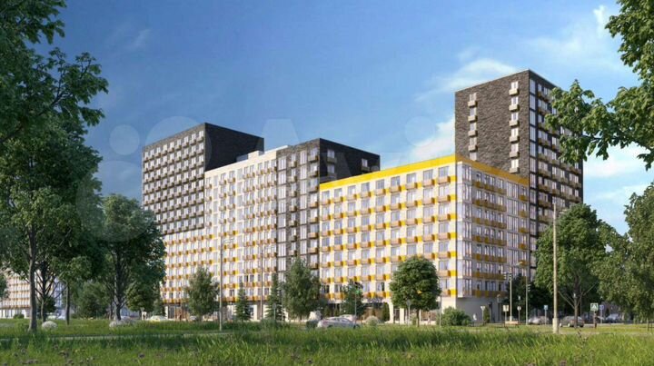 2-к. квартира, 54 м², 5/15 эт.