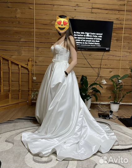Свадебное платье 42 44 новое с биркой