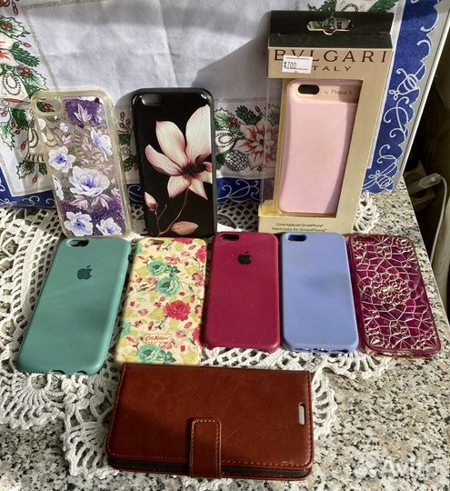 Чехлы на телефон iPhone на 5,6,7 б/у и новые