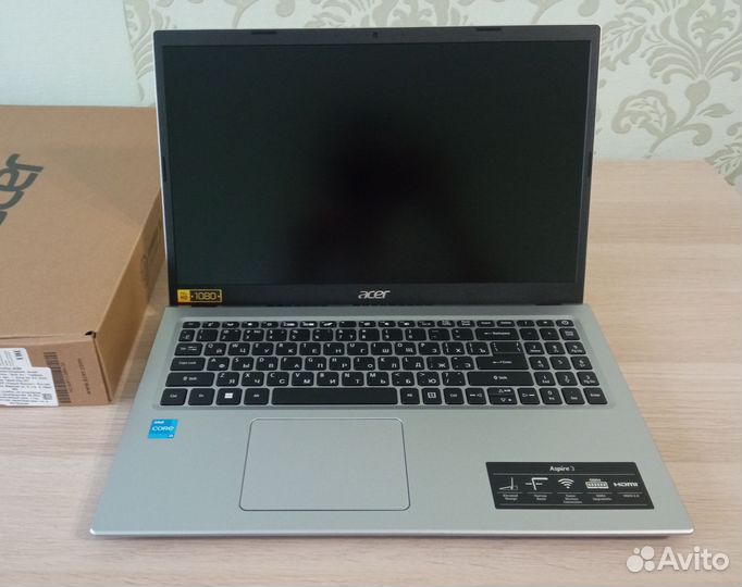 Новый Aser i3/8Gb/SSD256Gb Aspire 3 A315-58-36F3