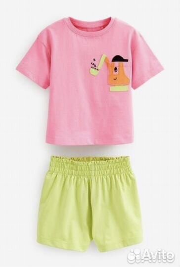 Пижамы Next летние для девочки 110