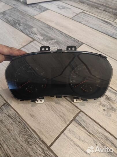 Приборная панель на Hyundai Solaris 2