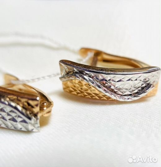 Новые Золотые серьги 2.14г (к-я)