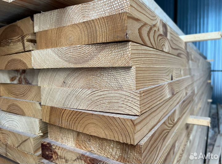 Доска обрезная 40х100х6000мм 1 сорт ГОСТ