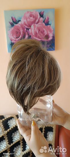 Парик женский, из натуральных волос