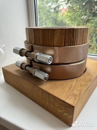 Деревянный бочонок для отжима масла