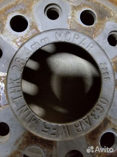 Тормозные диски RAM 1500 2019+