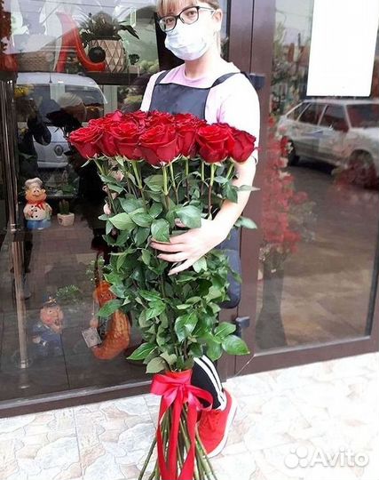 Высокие розы Гигантские розы Доставка цветов