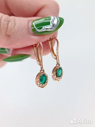 Золотые серьги