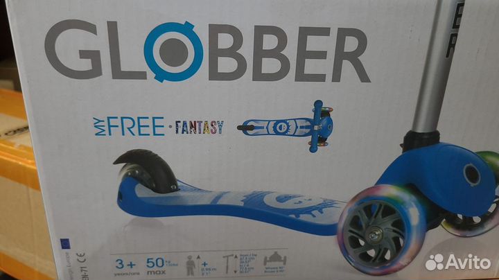 Самокат детский globber трехколесный