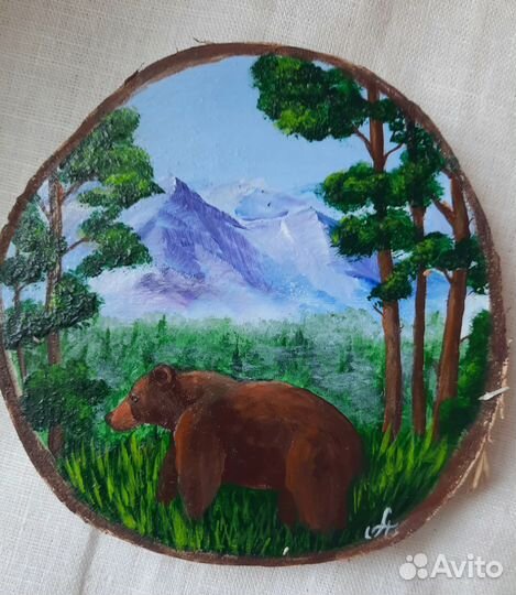 Сувениры с Алтая. Ручной труд. Дерево. Акрил