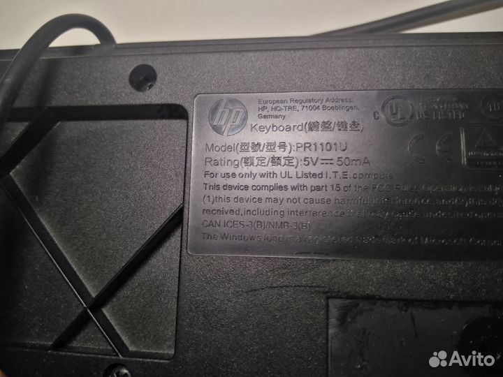 Клавиатура hp