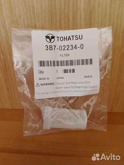 Топливный фильтр Tohatsu 3B7-02234-0