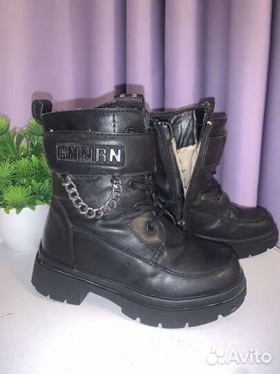 Сапоги зимние для девочки 28р