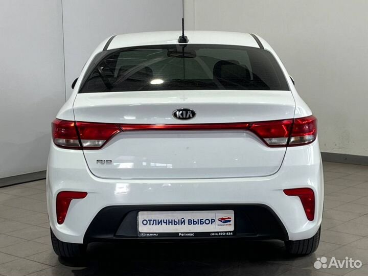 Kia Rio 1.6 МТ, 2019, 55 363 км