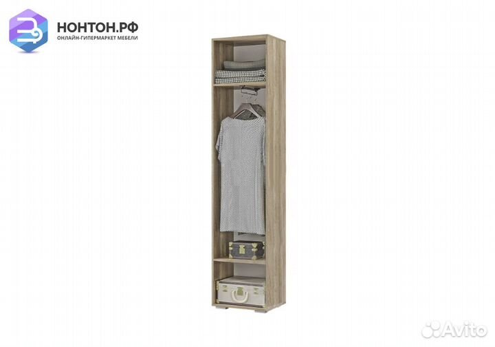 Шкаф Наоми дуб каньон / белый глянец
