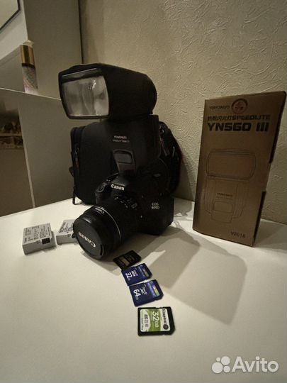Фотоаппарат Canon eos 600d