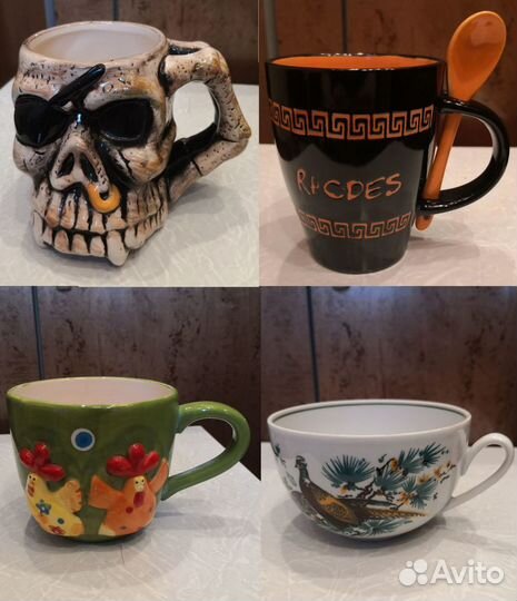 Кружки чайные Подарочные разного объема