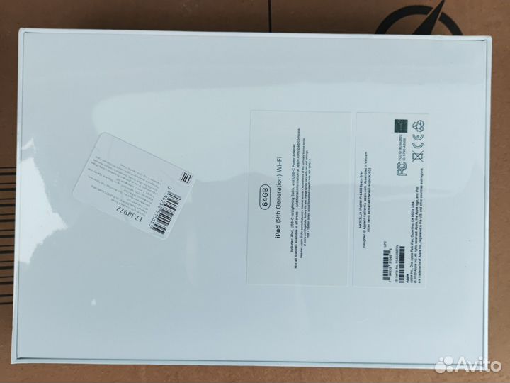 Новый iPad 2021 3/64, WiFi, год гарантии