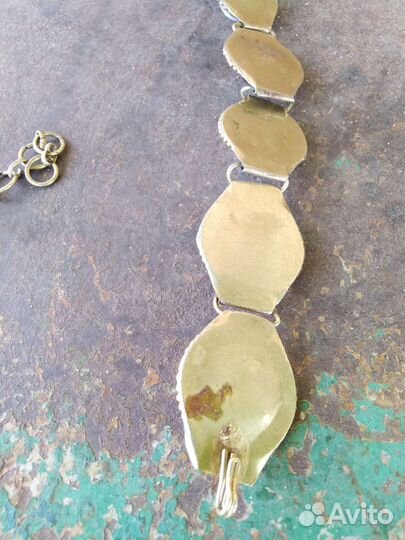 Пояс ручная работа камни,металл