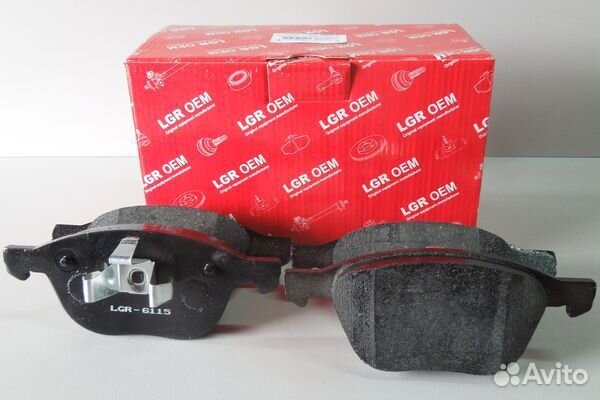 Колодки тормозные Ford Focus 04-11 Kuga Ecosport