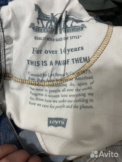 Джинсы levis 514 32/30