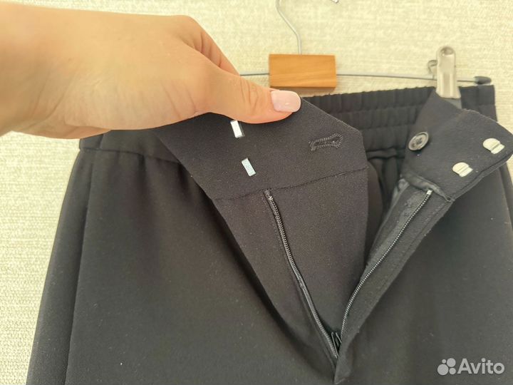 Брюки чёрные палаццо Zara 42