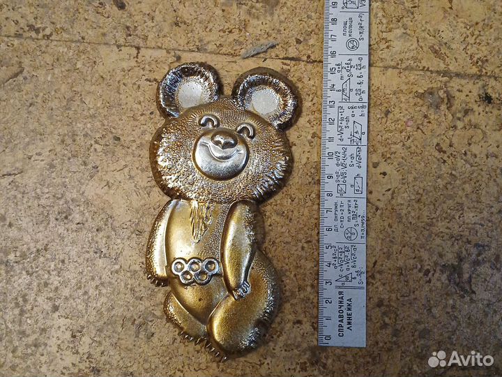Олимпийский мишка настенное пано аллюминий