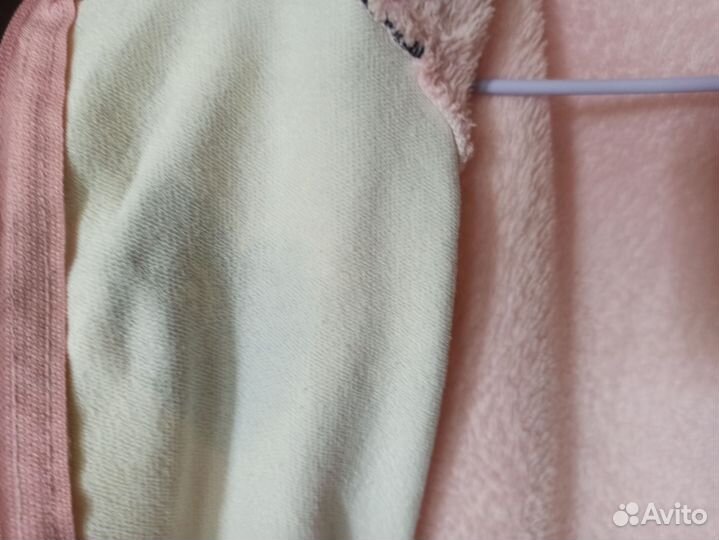 Флис с х/б Кофта для девочки 128 размер Pelican