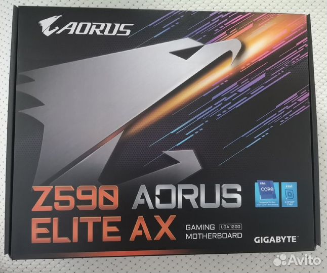 Материнская плата gigabyte Z590 aorus elite AX
