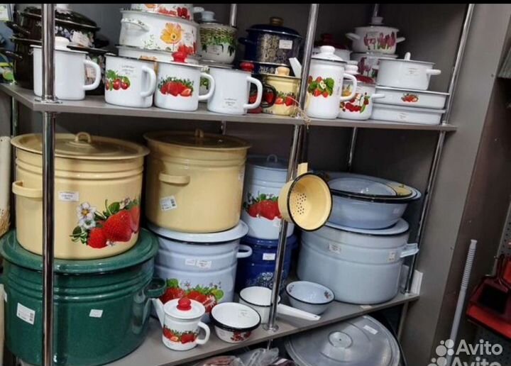 Кастрюля бак большой эмалированный