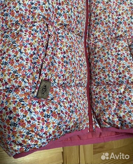 Куртка демисезонная для девочки next 110 на флисе