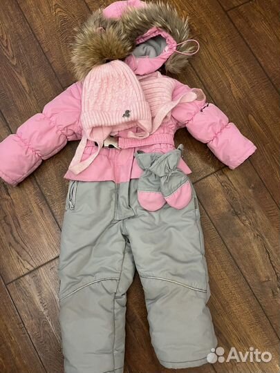 Зимний комбинезон для девочки 104