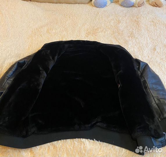 Кожаная куртка мужская 50 52