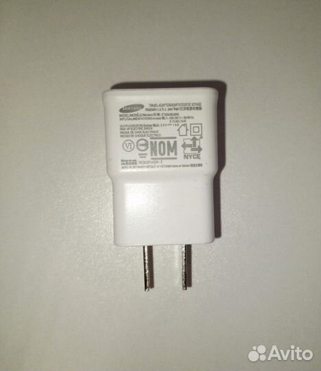Адаптер samsung плоский евро